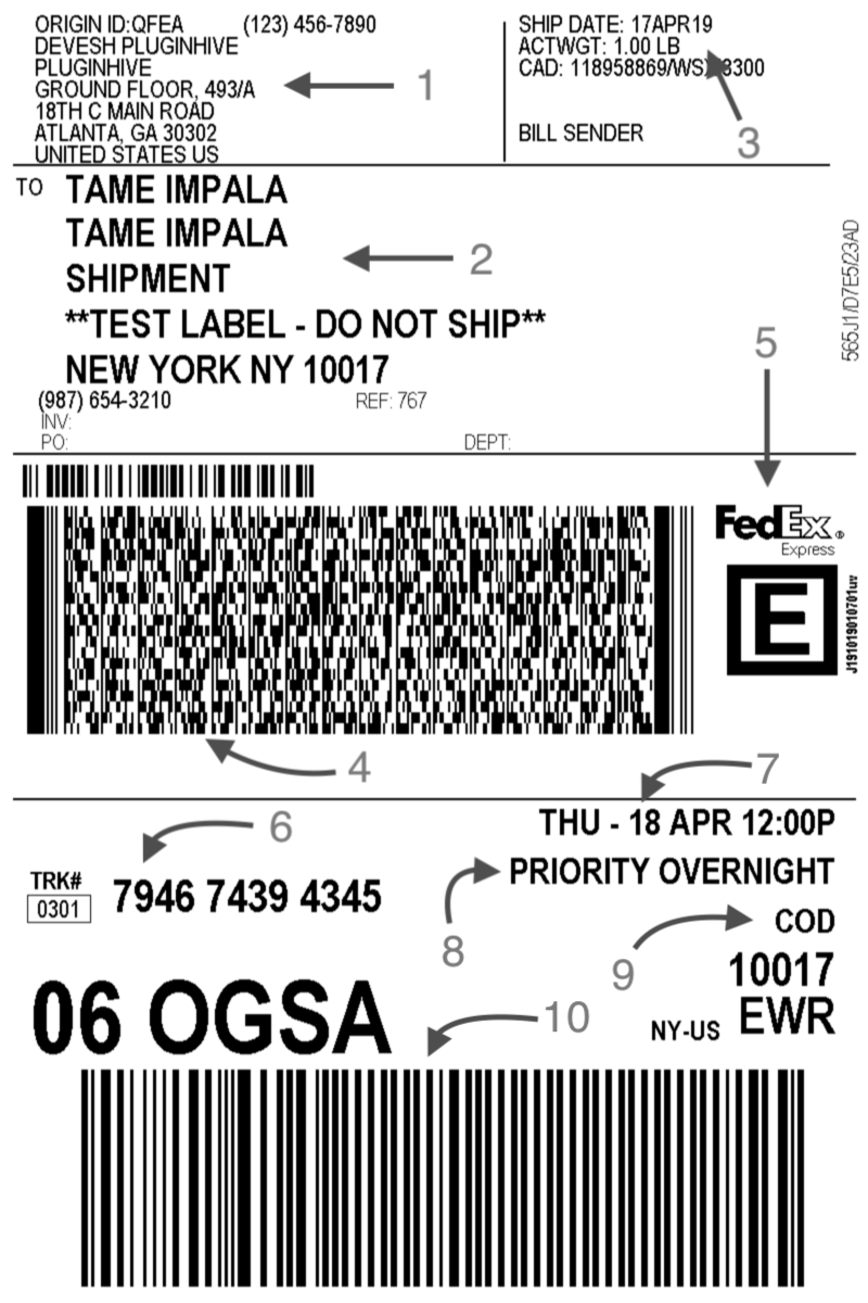 Create FedEx Shipping Label from your Online Store PluginHive